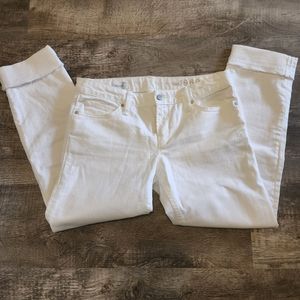 Gap white jeans